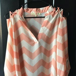 Women’s Blouse Chevron Stripe